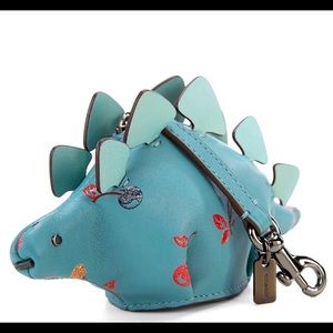 Coach Cherry Steggy Dinosaur coin case